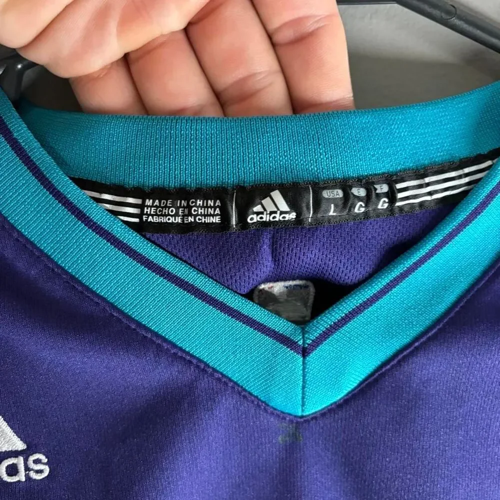 kemba walker Adidas Men's Purple and Blue Jersey